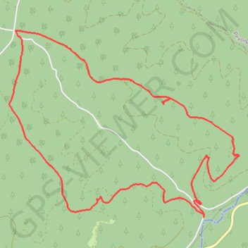 Trace GPS La Forge Evrard, itinéraire, parcours