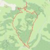 Trace GPS Pic d'Irau en circuit depuis Kanpoina, itinéraire, parcours