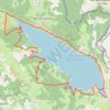 Trace GPS Lac de Naussac, itinéraire, parcours