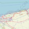 Trace GPS La Vélomaritime : Gravelines - Calais, itinéraire, parcours
