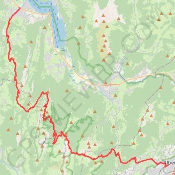 Trace GPS Trek dans les Bauges, itinéraire, parcours