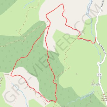 Trace GPS La Carraire du bois de Gierre, itinéraire, parcours
