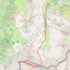 Trace GPS Pics d'Astazou depuis le barrage des Gloriettes, itinéraire, parcours