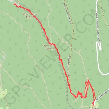 Trace GPS 2022-03-08 15:23:36, itinéraire, parcours