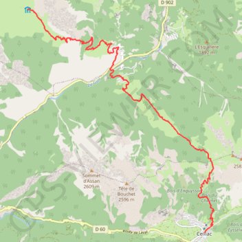 Trace GPS Queyras-Viso Étape 09 : Refuge de Furfande - Ceillac, itinéraire, parcours