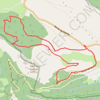 Trace GPS Boucle de Val Ferrière, itinéraire, parcours