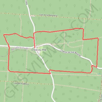 Trace GPS Circuit de Croix ou Pile - Marchiennes, itinéraire, parcours