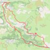 Trace GPS Autour du Créneau - Marcillac Vallon, itinéraire, parcours