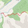Trace GPS Le Séchier cabane du saut de la Vesse, itinéraire, parcours