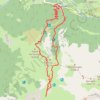Trace GPS Le Col de Lurdé - Eaux-Bonnes, itinéraire, parcours