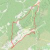 Trace GPS Combe et Falaise de Lioux, itinéraire, parcours
