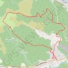 Trace GPS Thueyts le serre de Berland, itinéraire, parcours