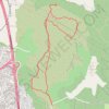Trace GPS Rognac - La croix, itinéraire, parcours