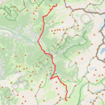 Trace GPS GR 5 : Refuge de Chardonnière - Refuge de Moëde Anterne, itinéraire, parcours