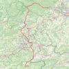 Trace GPS GR5 De Thann (Haut-Rhin) à Soulce-Cernay (Doubs), itinéraire, parcours