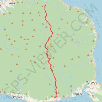 Trace GPS Transtahitienne2019, itinéraire, parcours