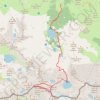 Trace GPS Pics des Gourgs Blancs et du Seil de la Baque, itinéraire, parcours