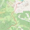 Trace GPS Mercantour - Du refuge des Merveilles au gîte de la baisse de Camp d'Argent, itinéraire, parcours