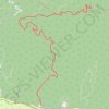 Trace GPS Bertha Peak, itinéraire, parcours
