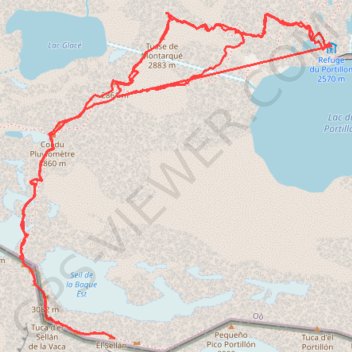Trace GPS Pic du Seil de la Baque, itinéraire, parcours