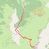 Trace GPS La Goenne, face SW, itinéraire, parcours