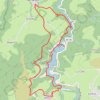 Trace GPS Barrage du Couzon (42), itinéraire, parcours