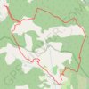 Trace GPS Autour de Teysseires dans le Pays de Dieulefit, itinéraire, parcours