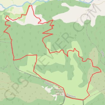 Trace GPS Baronnies - La Palle, itinéraire, parcours