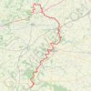 Trace GPS GR35 De Montigny-le-Chartif (Eure-et-Loir) à Pezou (Loir-et-Cher), itinéraire, parcours