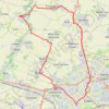 Trace GPS Au Nord de Caen, itinéraire, parcours