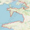 Trace GPS Brest quimper, itinéraire, parcours