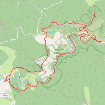 Trace GPS Tour des gorges de la Méouge GroupeC, itinéraire, parcours