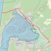 Trace GPS Tour du Bassin d'Arcachon - Jour 1, itinéraire, parcours