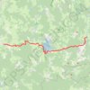 Trace GPS Alligny en Morvan Ouroux, itinéraire, parcours