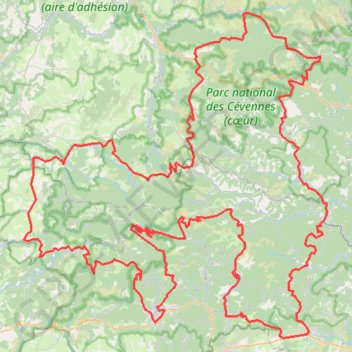 Trace GPS Challenge Tour du Mont Aigoual, itinéraire, parcours