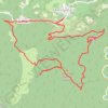 Trace GPS Mines de Barytine de Montgaillard Aude, itinéraire, parcours