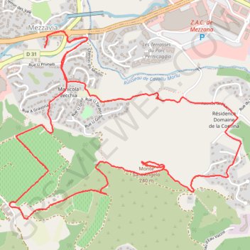 Trace GPS Monte Sant'Angelo, itinéraire, parcours