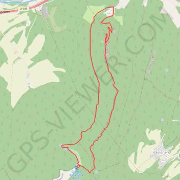 Trace GPS VELARS SUR OUCHE - LE LEUZEU - Notre-Dame d'ETANG, itinéraire, parcours
