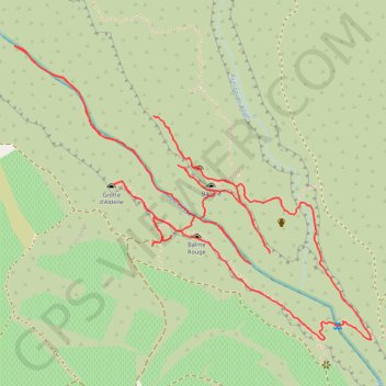 Trace GPS RandoPitons.re #1807 - 34 - Curiosités géologiques des Gorges de la Cesse, itinéraire, parcours