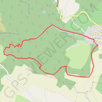 Trace GPS La vallée du raccordon, itinéraire, parcours