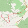 Trace GPS Kawah Domas par les champs de thé, itinéraire, parcours