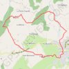 Trace GPS Saint Christo en Jarez (69), itinéraire, parcours