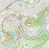 Trace GPS Trail des Forts de Besançon, itinéraire, parcours