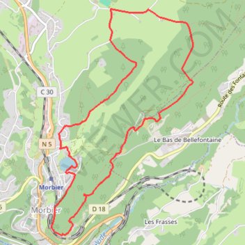 Trace GPS Grand Goulet et Trois Commères, itinéraire, parcours