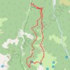 Trace GPS Tuc du Coucou depuis Orle, itinéraire, parcours