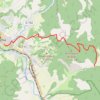 Trace GPS Sur les Pas des Huguenots - Die - Valcroissant, itinéraire, parcours