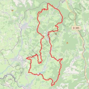 Trace GPS Thizy / Lac des Sapins - Marnand, itinéraire, parcours