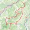 Trace GPS Col de l'Oeillon depuis Echalas, itinéraire, parcours