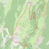 Trace GPS Les Allières - Lans-en-Vercors, itinéraire, parcours