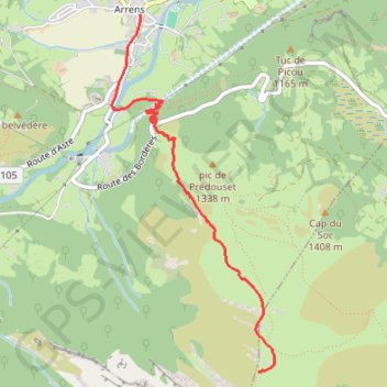 Trace GPS [Itinéraire] KMV - L'Omi d'Agut, itinéraire, parcours